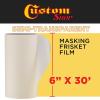 imageCustom Shop 12quot x 30 Roll of SemiTransparent Masking FilmFrisket for Artists Airbrush Graphics Automotive Motorcycle  Tracing Cutting Templates Stencil Making Lettering Design TransferSemiTransparent