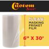 imageCustom Shop 12quot x 30 Roll of SemiTransparent Masking FilmFrisket for Artists Airbrush Graphics Automotive Motorcycle  Tracing Cutting Templates Stencil Making Lettering Design TransferClear