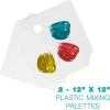 imageCustom Shop 1412 x 10 Inch Plastic Body Filler Spreader Tools 2 Pack for Automotive Body Fillers Putties Glazes Epoxy Resin Caulk Glues  Double Sided Plastic Spreader Tool12 x 12