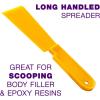 imageCustom Shop 3 ampamp 6 Inch Wide Long Handle Plastic Body Filler Spreader Tools 2 Pack for Automotive Body Fillers Putties Glazes Epoxy Resin Caulk Glues  Plastic Spreader Tool Variety Pack