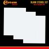 imageCustom Shop 8quot x 10quot Airbrush Stencil Blanks Pack of 3 Sheets  Make Cut Your Own Stencil Designs  Thick Reusable Mylar Templates