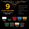 imageCustom Shop 9 Flat Pinstripe Paint ColorsLettering EnamelAutoCar