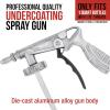 imageCustom Shop Air Undercoating Spray Gun  Apply Rubberized Undercoat Rust Proofing Chip Guard Paint  Pneumatic Automotive Application Sprayer Includes Regulator fits Quart Cans and Bottles