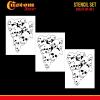 imageCustom Shop Airbrush Skeleton Skull Indian Chief Stencil Set Skull Design 11 in 3 Scale Sizes  Laser Cut Reusable Templates  Auto Motorcycle Graphic ArtSkull Pile 1