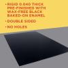 imageCustom Shop Black Aluminum Sign Blank Panel 12quot x 18quot 0040 Thick  Auto Paint Pinstripe Airbrush Vinyl Graphics Stenciling Art Hobby Craft