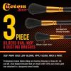 imageCustom Shop Gilders Mop Dusting Brush Set of 3 Sizes 2 4 ampamp 6  Professional Grade Black Goat Hair Oval Shaped Brushes with Wooden Handles  Dust Away Gold Leaf Guilding Sign Lettering acrylic oil