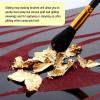 imageCustom Shop Gilders Mop Dusting Brush Set of 3 Sizes 2 4 ampamp 6  Professional Grade Black Goat Hair Oval Shaped Brushes with Wooden Handles  Dust Away Gold Leaf Guilding Sign Lettering acrylic oil