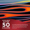 imageCustom Shop KTU472QP Indigo Blue Pearl Striping UrethaneFire Red