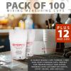 imageCustom Shop Paint Mixing Cup Lids Only Box of 50 12 Pint Size  Exclusively Fits Custom ShopTCP Global Cups 8 Ounce Size  Auto Paint Cup Lids for Acrylic Paints ampamp Epoxy Resin ContainersCups  Box of 100  12 Lids