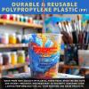 imageCustom Shop Paint Mixing Cup Lids Only Box of 50 12 Pint Size  Exclusively Fits Custom ShopTCP Global Cups 8 Ounce Size  Auto Paint Cup Lids for Acrylic Paints ampamp Epoxy Resin ContainersCups  Box of 100  12 Lids