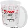 imageCustom Shop Paint Mixing Cup Lids Only Box of 50 2 Quart Size  Exclusively Fits Custom ShopTCP Global Cups 64 Ounce Size  Auto Paint Cup Lids for Acrylic Paints ampamp Epoxy Resin Containers