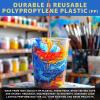 imageCustom Shop Paint Mixing Cups 32Ounce 12 Pack  Plastic Measuring Cups for Liquids Automotive Painting Epoxy Resin Acrylic Arts Crafts Disposable or Reusable Graduated Mixing Ratios