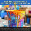 imageCustom Shop Paint Mixing Cups 5Quart 12 Pack  Plastic Measuring Cups for Liquids Automotive Painting Epoxy Resin Acrylic Arts Crafts Disposable or Reusable Graduated Mixing Ratios12 Count Pack of 1