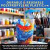 imageCustom Shop Paint Mixing Cups 64Ounce 12 Pack  Plastic Measuring Cups for Liquids Automotive Painting Epoxy Resin Acrylic Arts Crafts Disposable or Reusable Graduated Mixing Ratios