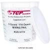 imageCustom Shop Paint Mixing Pail Lids Only 12 Pack 5 Quart Size  Exclusively Fits Custom ShopTCP Global Mixing Pail 174 Ounce Size  Auto Paint Lids for Acrylic Paints ampamp Epoxy Resin Containers