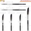 imageCustom Shop Starter Pinstriping Brush Kit Sword 00 Scroll 1 ampamp Long Liner  00 One of Each All 3 Brush Styles  High Performance Striping BrushesAll 6 Brush Set