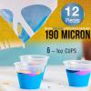 imageTCP Global Complete Paint Mixing Kit  12 Cups with Lids Mixing Sticks Paddles Strainers  Epoxy Resin Measuring Cups Plastic Paint Cup Containers for Automotive ampamp Art Projects