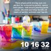 imageTCP Global Complete Paint Mixing Kit  12 Cups with Lids Mixing Sticks Paddles Strainers  Epoxy Resin Measuring Cups Plastic Paint Cup Containers for Automotive ampamp Art Projects