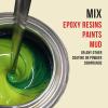 imageTCP Global Paint Mixer Attachment Set of 2  10quot Drill Paddle Mixer with 14quot Round Shafts 25quot Plastic Paddles  Mix 1 Quart to 1 Gallon of Paint Epoxy Resin Concrete Drywall Mud Mortar