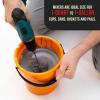 imageTCP Global Paint Mixer Attachment Set of 2  10quot Drill Paddle Mixer with 14quot Round Shafts 25quot Plastic Paddles  Mix 1 Quart to 1 Gallon of Paint Epoxy Resin Concrete Drywall Mud Mortar