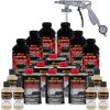 imageCustom Coat Federal Standard Color  30277 Sand Brown T95 Urethane SprayOn Truck Bed Liner 15 Gallon Kit with Spray Gun and Regulator  Durable Textured Protective Coating  Car Auto