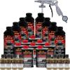 imageCustom Coat Federal Standard Color  33303 Khaki T76 Urethane SprayOn Truck Bed Liner 2 Gallon Kit with Spray Gun and Regulator  Durable Textured Protective Coating  Easy Mix Car Auto