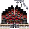 imageCustom Coat Federal Standard Color  33446 Desert Tan T80 Urethane SprayOn Truck Bed Liner 2 Gallon Kit with Spray Gun and Regulator  Durable Textured Protective Coating  Easy Mix Car Auto