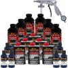 imageCustom Coat Federal Standard Color  35048 Navy Blue Urethane SprayOn Truck Bed Liner 15 Gallon Kit with Spray Gun and Regulator  Durable Textured Protective Coating  Car Auto