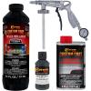 imageCustom Coat Federal Standard Color  36118 Battleship Dark Gray T89 Urethane SprayOn Truck Bed Liner 1 Quart Kit with Spray Gun and Regulator  Durable Textured Protective Coating  Easy Mix