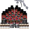 imageCustom Coat Federal Standard Color  36521 Frost Beige T84 Urethane SprayOn Truck Bed Liner 2 Gallon Kit with Spray Gun and Regulator  Durable Textured Protective Coating  Easy Mix Car Auto