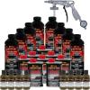 imageCustom Coat Federal Standard Color  Authentic WWII Olive Drab T73 Urethane SprayOn Truck Bed Liner 2 Gallon Kit with Spray Gun and Regulator  Durable Textured Protective Coating  Easy Mix