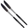 imageCustom Shop  00 Size Long Liner Pinstriping Brush  Beginners and Experts Enhanced Paint Loading Full Belly Design Long Handle Premium Squirrel Hair ampamp Nylon Wool 178quot Length Pack of 200 Long Liner Brush