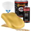 imageCustom Shop  Anniversary Gold Metallic  Hot Rod Flatz Flat Matte Satin Urethane Auto Paint  Complete Gallon Paint Kit  Professional Low Sheen Automotive Car Truck Coating 41 Mix Ratio