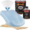 imageCustom Shop  Baby Blue  Hot Rod Flatz Flat Matte Satin Urethane Auto Paint  Complete Quart Paint Kit  Professional Low Sheen Automotive Car Truck Coating 41 Mix Ratio