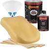 imageCustom Shop  Buckskin Tan  Hot Rod Flatz Flat Matte Satin Urethane Auto Paint  Complete Quart Paint Kit  Professional Low Sheen Automotive Car Truck Coating 41 Mix Ratio