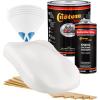 imageCustom Shop  Cameo White  Hot Rod Flatz Flat Matte Satin Urethane Auto Paint  Complete Gallon Paint Kit  Professional Low Sheen Automotive Car Truck Coating 41 Mix Ratio