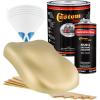 imageCustom Shop  Champagne Gold Metallic  Hot Rod Flatz Flat Matte Satin Urethane Auto Paint  Complete Gallon Paint Kit  Professional Low Sheen Automotive Car Truck Coating 41 Mix Ratio