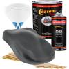 imageCustom Shop  Charcoal Gray Firemist  Hot Rod Flatz Flat Matte Satin Urethane Auto Paint  Complete Gallon Paint Kit  Professional Low Sheen Automotive Car Truck Coating 41 Mix Ratio
