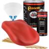 imageCustom Shop  Corvette Red  Hot Rod Flatz Flat Matte Satin Urethane Auto Paint  Complete Gallon Paint Kit  Professional Low Sheen Automotive Car Truck Coating 41 Mix Ratio