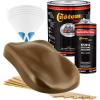 imageCustom Shop  Dakota Brown  Hot Rod Flatz Flat Matte Satin Urethane Auto Paint  Complete Gallon Paint Kit  Professional Low Sheen Automotive Car Truck Coating 41 Mix Ratio