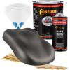 imageCustom Shop  Dark Charcoal Metallic  Hot Rod Flatz Flat Matte Satin Urethane Auto Paint  Complete Gallon Paint Kit  Professional Low Sheen Automotive Car Truck Coating 41 Mix Ratio