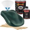 imageCustom Shop  Dark Teal Metallic  Hot Rod Flatz Flat Matte Satin Urethane Auto Paint  Complete Quart Paint Kit  Professional Low Sheen Automotive Car Truck Coating 41 Mix Ratio