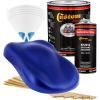 imageCustom Shop  Daytona Blue Metallic  Hot Rod Flatz Flat Matte Satin Urethane Auto Paint  Complete Gallon Paint Kit  Professional Low Sheen Automotive Car Truck Coating 41 Mix Ratio