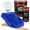 imageCustom Shop  Daytona Blue Pearl  Hot Rod Flatz Flat Matte Satin Urethane Auto Paint  Complete Gallon Paint Kit  Professional Low Sheen Automotive Car Truck Coating 41 Mix Ratio