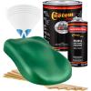 imageCustom Shop  Emerald Green Metallic  Hot Rod Flatz Flat Matte Satin Urethane Auto Paint  Complete Gallon Paint Kit  Professional Low Sheen Automotive Car Truck Coating 41 Mix Ratio