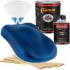 imageCustom Shop  Fiji Blue Metallic  Hot Rod Flatz Flat Matte Satin Urethane Auto Paint  Complete Quart Paint Kit  Professional Low Sheen Automotive Car Truck Coating 41 Mix Ratio