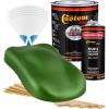 imageCustom Shop  Gasser Green Metallic  Hot Rod Flatz Flat Matte Satin Urethane Auto Paint  Complete Gallon Paint Kit  Professional Low Sheen Automotive Car Truck Coating 41 Mix Ratio