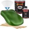 imageCustom Shop  Gasser Green Metallic  Hot Rod Flatz Flat Matte Satin Urethane Auto Paint  Complete Quart Paint Kit  Professional Low Sheen Automotive Car Truck Coating 41 Mix Ratio