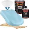 imageCustom Shop  Glacier Blue  Hot Rod Flatz Flat Matte Satin Urethane Auto Paint  Complete Quart Paint Kit  Professional Low Sheen Automotive Car Truck Coating 41 Mix Ratio