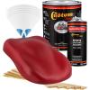 imageCustom Shop  Graphic Red  Hot Rod Flatz Flat Matte Satin Urethane Auto Paint  Complete Gallon Paint Kit  Professional Low Sheen Automotive Car Truck Coating 41 Mix Ratio